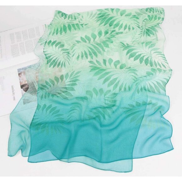 Women's B01 Lightweight Floral Print Scarves, Shawl Wraps & Fashion - Picture 3 of 4